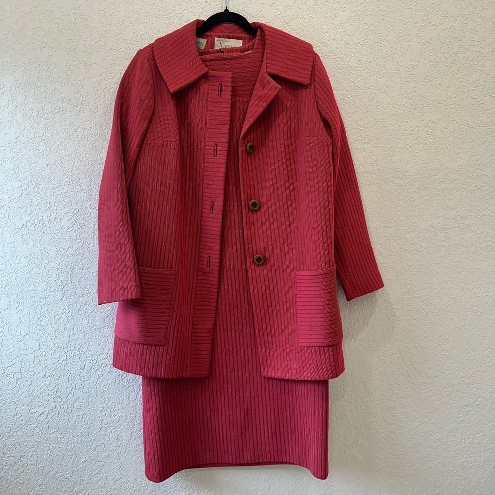 Vintage 1960’s Nardis of Dallas short sleeve shift dress and jacket size 16